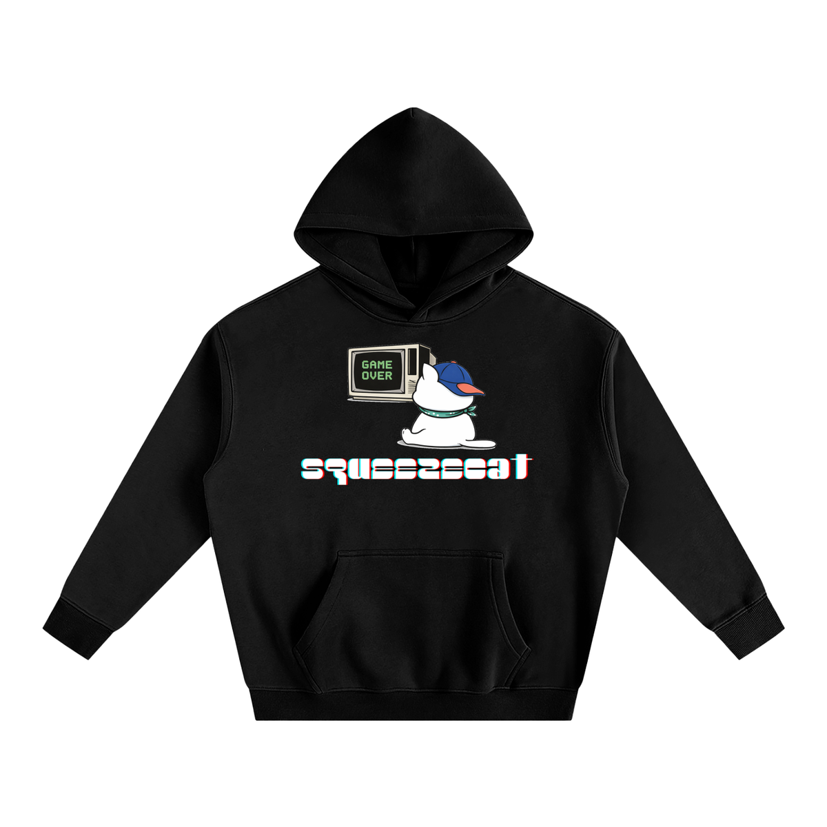 GAME OVER SIZE HOODIE