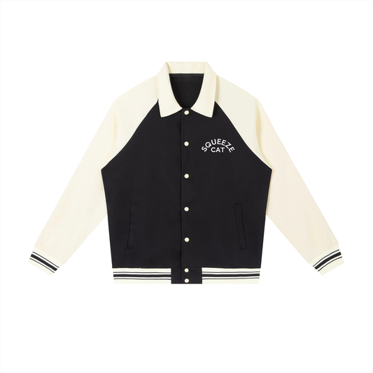 CONTRAST RAGLAN SLEEVE CAT JACKET